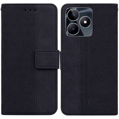 Geometric Embossed Leather Phone Case, For Realme 12+, For Realme 12 Pro+ Global, For Realme C67 4G Global, For Realme 11 4G Global, For Realme 11 5G/Narzo 60 India Version, For Realme 11 5G Global, For Realme 11 Pro / 11 Pro+ / Narzo 60 Pro           ...