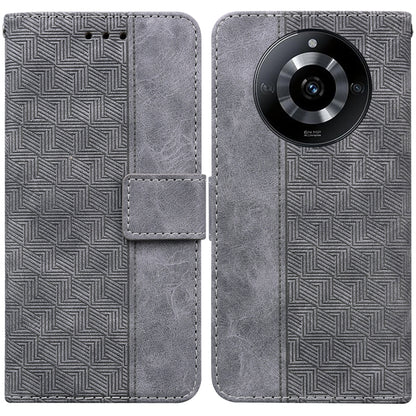 Geometric Embossed Leather Phone Case, For Realme 12+, For Realme 12 Pro+ Global, For Realme C67 4G Global, For Realme 11 4G Global, For Realme 11 5G/Narzo 60 India Version, For Realme 11 5G Global, For Realme 11 Pro / 11 Pro+ / Narzo 60 Pro           ...