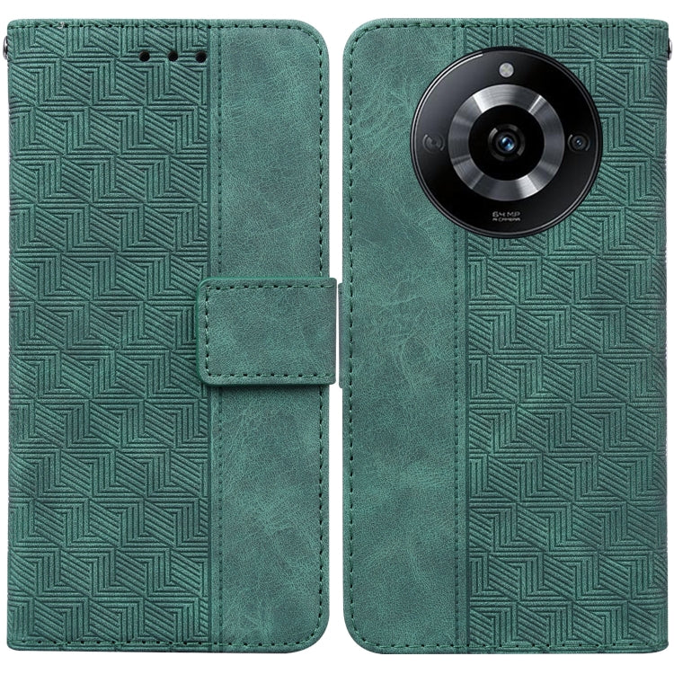 Geometric Embossed Leather Phone Case, For Realme 12+, For Realme 12 Pro+ Global, For Realme C67 4G Global, For Realme 11 4G Global, For Realme 11 5G/Narzo 60 India Version, For Realme 11 5G Global, For Realme 11 Pro / 11 Pro+ / Narzo 60 Pro           ...