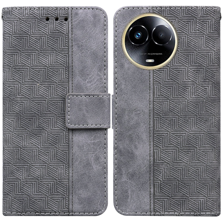 Geometric Embossed Leather Phone Case, For Realme 12+, For Realme 12 Pro+ Global, For Realme C67 4G Global, For Realme 11 4G Global, For Realme 11 5G/Narzo 60 India Version, For Realme 11 5G Global, For Realme 11 Pro / 11 Pro+ / Narzo 60 Pro           ...