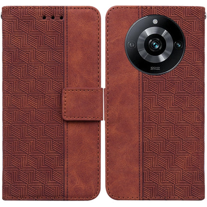Geometric Embossed Leather Phone Case, For Realme 12+, For Realme 12 Pro+ Global, For Realme C67 4G Global, For Realme 11 4G Global, For Realme 11 5G/Narzo 60 India Version, For Realme 11 5G Global, For Realme 11 Pro / 11 Pro+ / Narzo 60 Pro           ...