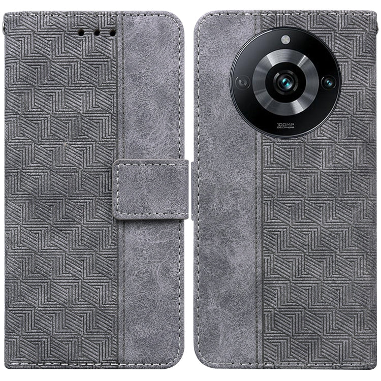 Geometric Embossed Leather Phone Case, For Realme 12+, For Realme 12 Pro+ Global, For Realme C67 4G Global, For Realme 11 4G Global, For Realme 11 5G/Narzo 60 India Version, For Realme 11 5G Global, For Realme 11 Pro / 11 Pro+ / Narzo 60 Pro           ...
