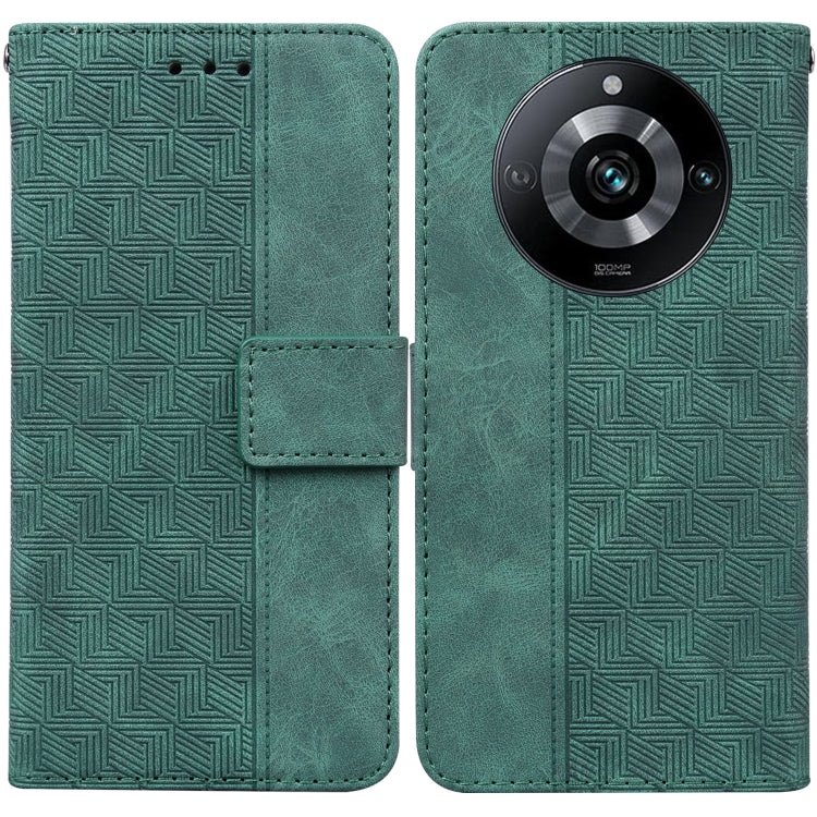 Geometric Embossed Leather Phone Case, For Realme 12+, For Realme 12 Pro+ Global, For Realme C67 4G Global, For Realme 11 4G Global, For Realme 11 5G/Narzo 60 India Version, For Realme 11 5G Global, For Realme 11 Pro / 11 Pro+ / Narzo 60 Pro           ...