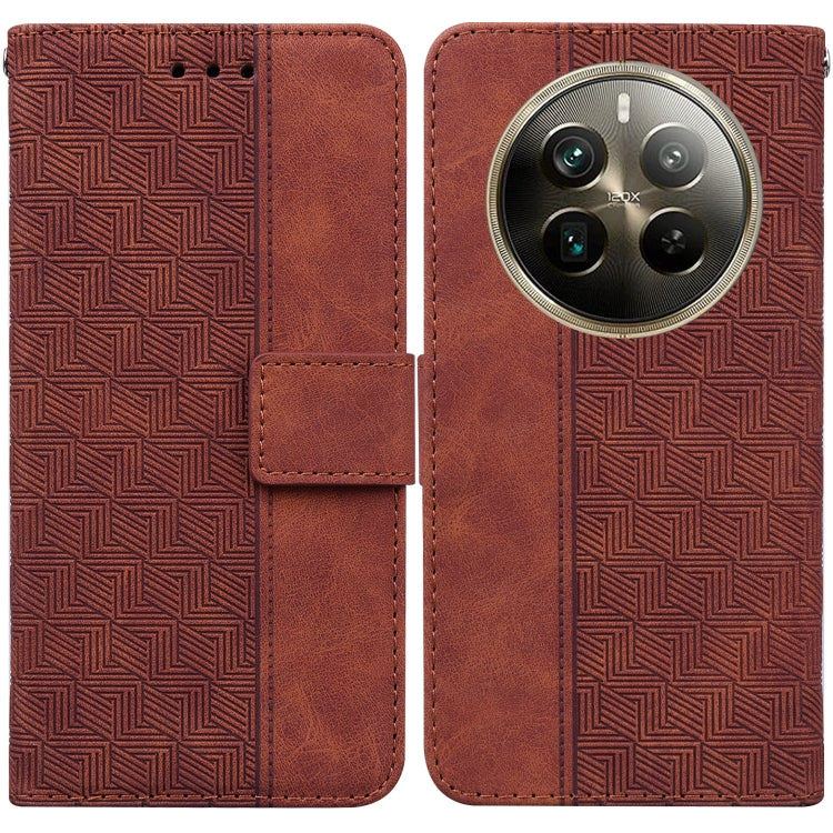 Geometric Embossed Leather Phone Case, For Realme 12+, For Realme 12 Pro+ Global, For Realme C67 4G Global, For Realme 11 4G Global, For Realme 11 5G/Narzo 60 India Version, For Realme 11 5G Global, For Realme 11 Pro / 11 Pro+ / Narzo 60 Pro           ...