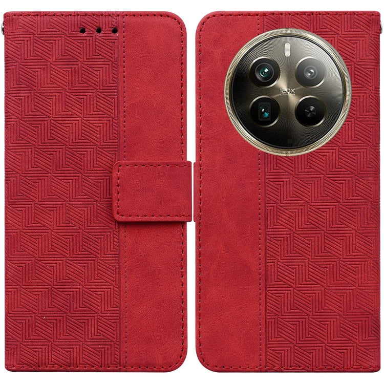 Geometric Embossed Leather Phone Case, For Realme 12+, For Realme 12 Pro+ Global, For Realme C67 4G Global, For Realme 11 4G Global, For Realme 11 5G/Narzo 60 India Version, For Realme 11 5G Global, For Realme 11 Pro / 11 Pro+ / Narzo 60 Pro           ...
