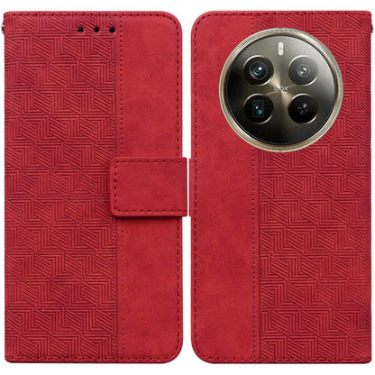 Geometric Embossed Leather Phone Case, For Realme 12+, For Realme 12 Pro+ Global, For Realme C67 4G Global, For Realme 11 4G Global, For Realme 11 5G/Narzo 60 India Version, For Realme 11 5G Global, For Realme 11 Pro / 11 Pro+ / Narzo 60 Pro           ...