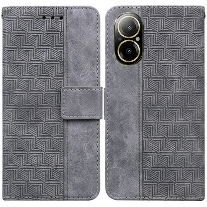Geometric Embossed Leather Phone Case, For Realme 12+, For Realme 12 Pro+ Global, For Realme C67 4G Global, For Realme 11 4G Global, For Realme 11 5G/Narzo 60 India Version, For Realme 11 5G Global, For Realme 11 Pro / 11 Pro+ / Narzo 60 Pro           ...