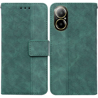 Geometric Embossed Leather Phone Case, For Realme 12+, For Realme 12 Pro+ Global, For Realme C67 4G Global, For Realme 11 4G Global, For Realme 11 5G/Narzo 60 India Version, For Realme 11 5G Global, For Realme 11 Pro / 11 Pro+ / Narzo 60 Pro           ...