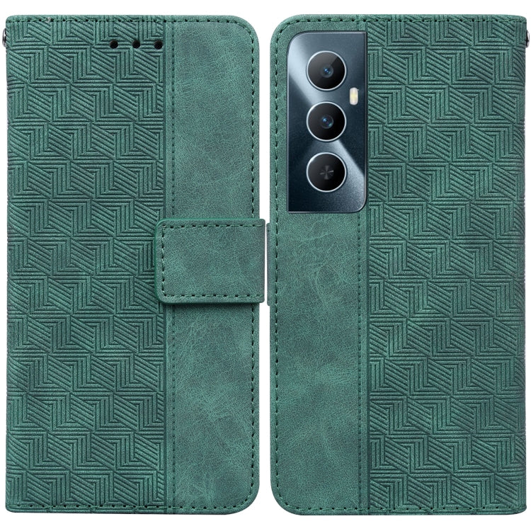 Geometric Embossed Leather Phone Case, For Realme 12+, For Realme 12 Pro+ Global, For Realme C67 4G Global, For Realme 11 4G Global, For Realme 11 5G/Narzo 60 India Version, For Realme 11 5G Global, For Realme 11 Pro / 11 Pro+ / Narzo 60 Pro           ...