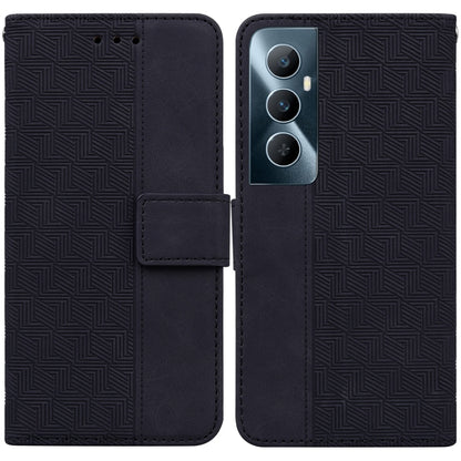 Geometric Embossed Leather Phone Case, For Realme 12+, For Realme 12 Pro+ Global, For Realme C67 4G Global, For Realme 11 4G Global, For Realme 11 5G/Narzo 60 India Version, For Realme 11 5G Global, For Realme 11 Pro / 11 Pro+ / Narzo 60 Pro           ...