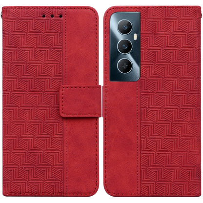Geometric Embossed Leather Phone Case, For Realme 12+, For Realme 12 Pro+ Global, For Realme C67 4G Global, For Realme 11 4G Global, For Realme 11 5G/Narzo 60 India Version, For Realme 11 5G Global, For Realme 11 Pro / 11 Pro+ / Narzo 60 Pro           ...