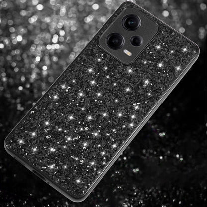 Glitter Powder Shockproof TPU Phone Case, For Xiaomi Redmi Note 12 4G/5G Global, For Xiaomi Redmi Note 12 Pro 5G Global