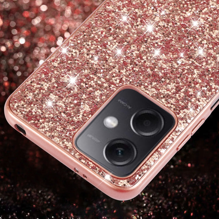 Glitter Powder Shockproof TPU Phone Case, For Xiaomi Redmi Note 12 4G/5G Global, For Xiaomi Redmi Note 12 Pro 5G Global