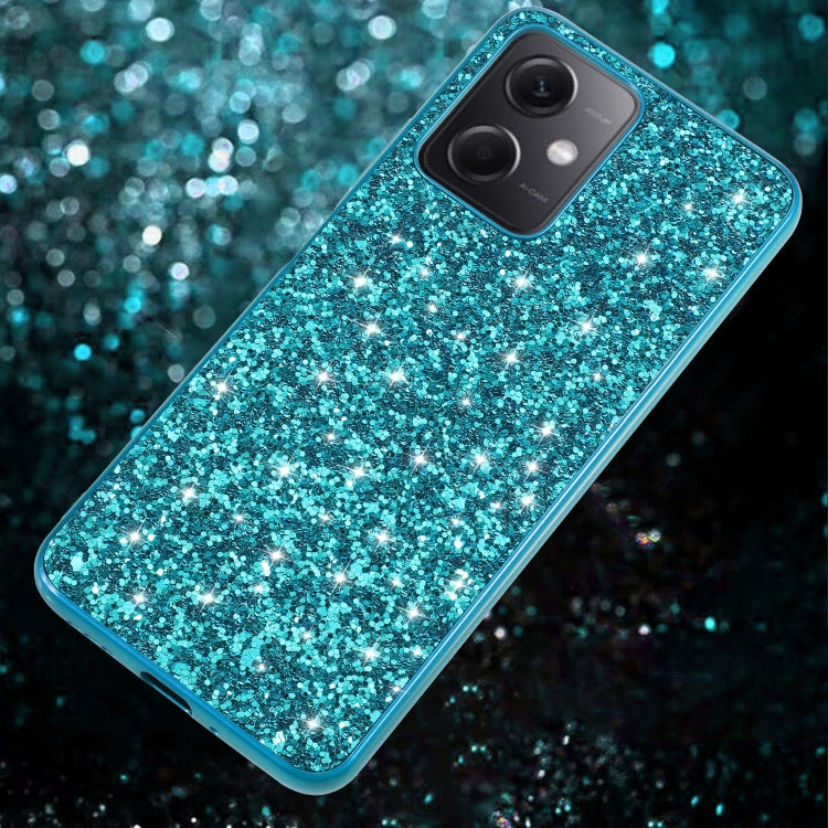 Glitter Powder Shockproof TPU Phone Case, For Xiaomi Redmi Note 12 4G/5G Global, For Xiaomi Redmi Note 12 Pro 5G Global