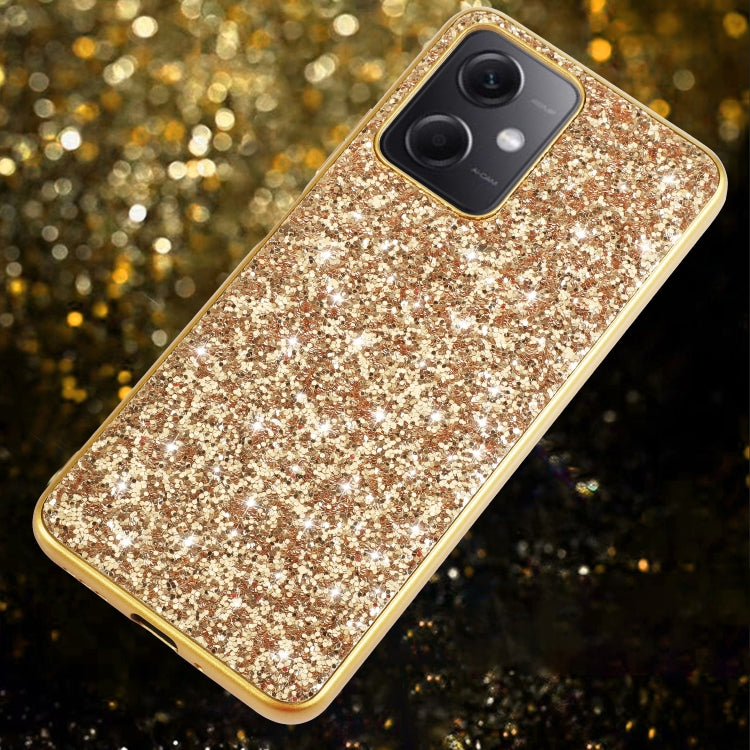 Glitter Powder Shockproof TPU Phone Case, For Xiaomi Redmi Note 12 4G/5G Global, For Xiaomi Redmi Note 12 Pro 5G Global