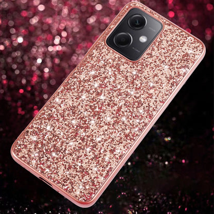 Glitter Powder Shockproof TPU Phone Case, For Xiaomi Redmi Note 12 4G/5G Global, For Xiaomi Redmi Note 12 Pro 5G Global
