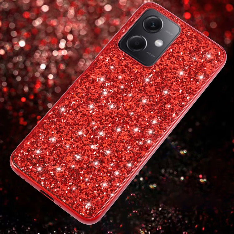 Glitter Powder Shockproof TPU Phone Case, For Xiaomi Redmi Note 12 4G/5G Global, For Xiaomi Redmi Note 12 Pro 5G Global