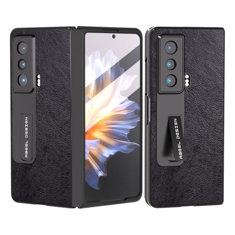 ABEEL Dual Color Lichi Texture PU Phone Case, For Honor Magic Vs