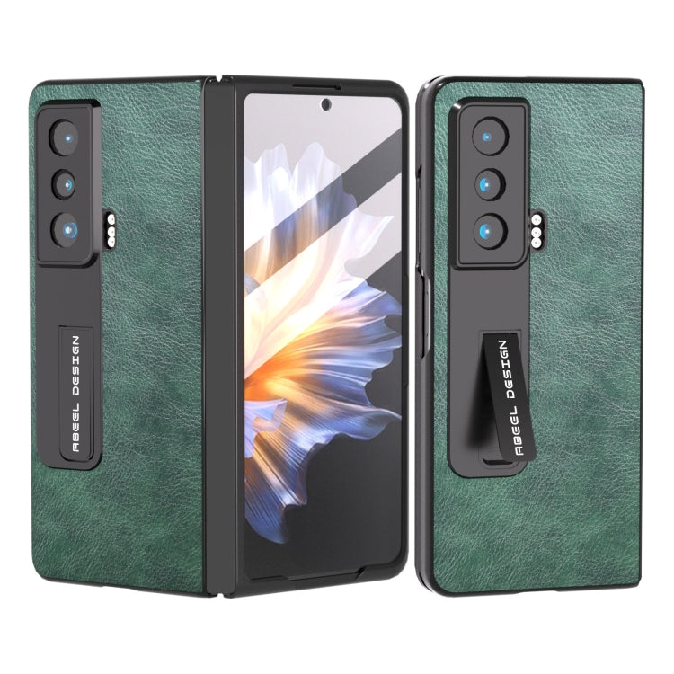 ABEEL Dual Color Lichi Texture PU Phone Case, For Honor Magic Vs