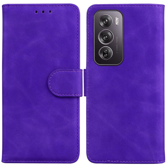 Skin Feel Pure Color Flip Leather Phone Case, For OPPO Reno12 Pro 5G Global, For OPPO Reno12 5G Global, For OPPO K12x, For OPPO A60 4G, For OPPO A3 Pro 5G, For OPPO F25 Pro 5G Global, For OPPO Reno11 F Global, For OPPO Reno11 Global                    ...