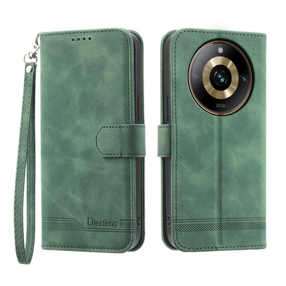 Dierfeng Dream Line Leather Phone Case, For Realme C53, For Realme 11 Pro
