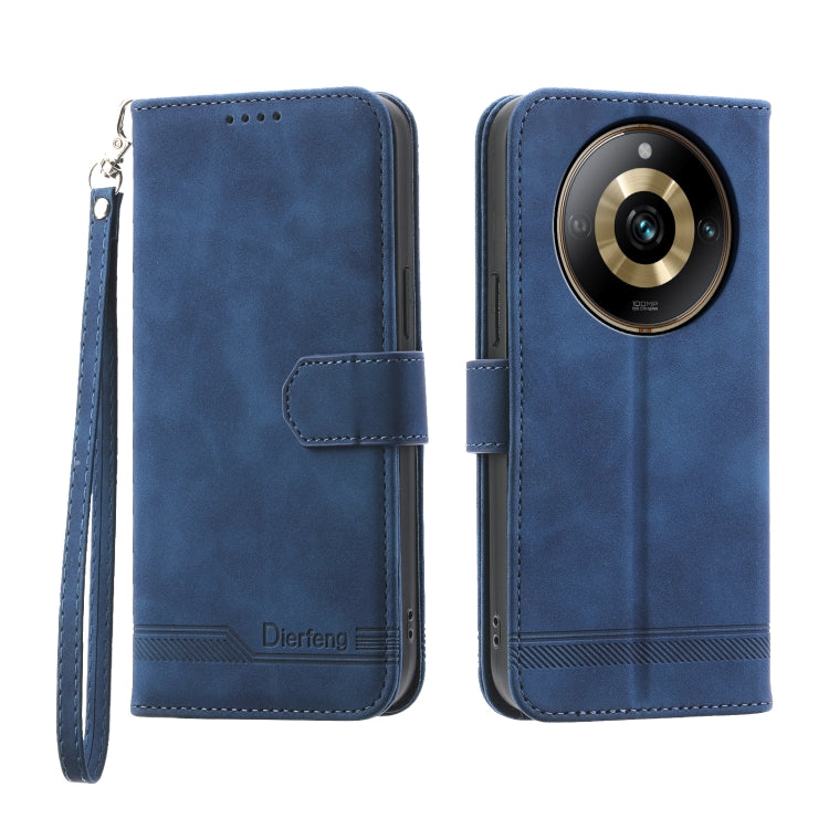 Dierfeng Dream Line Leather Phone Case, For Realme C53, For Realme 11 Pro