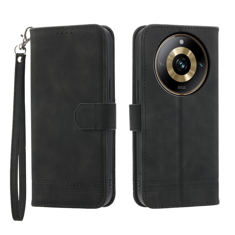 Dierfeng Dream Line Leather Phone Case, For Realme C53, For Realme 11 Pro