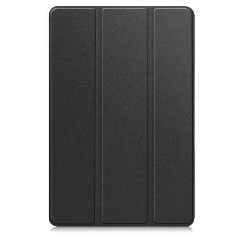 Custer Pure Color 3-Fold Holder Smart Leather Tablet Case, For Google Pixel Tablet