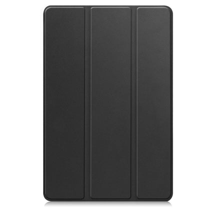 Custer Pure Color 3-Fold Holder Smart Leather Tablet Case, For Google Pixel Tablet