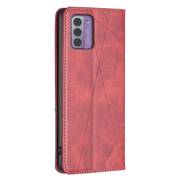 Rhombus Texture Magnetic Leather Phone Case, For Nokia G42, For Nokia C110, For Nokia G310, For Nokia C02