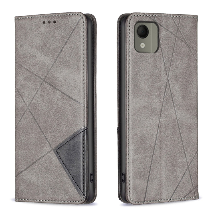 Rhombus Texture Magnetic Leather Phone Case, For Nokia G42, For Nokia C110, For Nokia G310, For Nokia C02