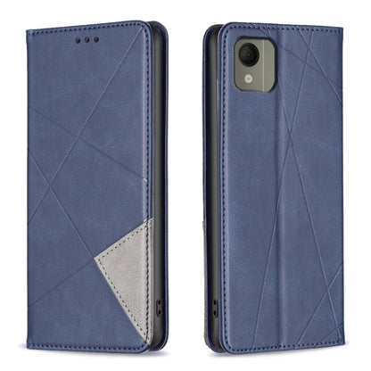 Rhombus Texture Magnetic Leather Phone Case, For Nokia G42, For Nokia C110, For Nokia G310, For Nokia C02