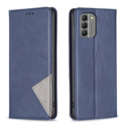 Rhombus Texture Magnetic Leather Phone Case, For Nokia G42, For Nokia C110, For Nokia G310, For Nokia C02