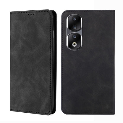 Skin Feel Magnetic Leather Phone Case, For Honor 90 Pro 5G, For Honor 90 5G