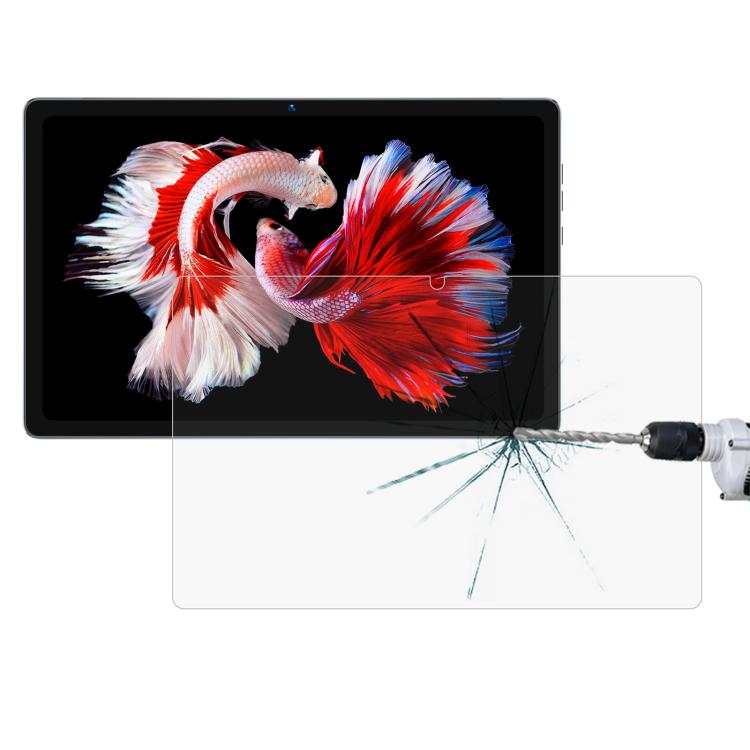 Tablet explosion-proof tempered glass screen protector with cracked glass impact test