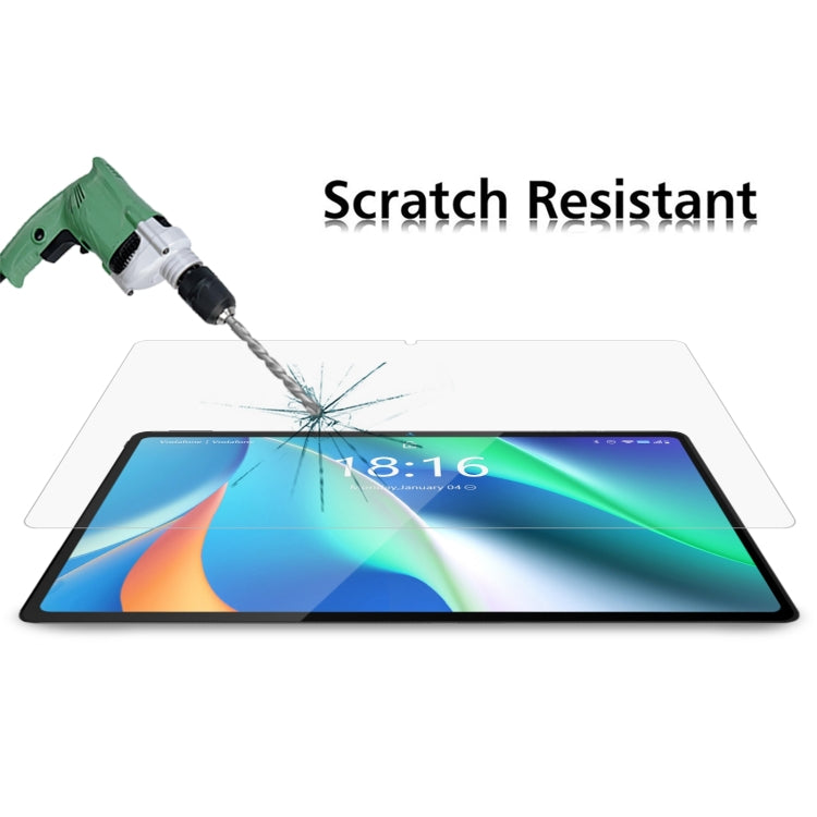 Tablet tempered glass screen protector, scratch-resistant 9H clear film, protects screen