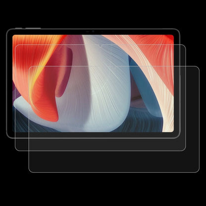 Tablet screen protector tempered glass film set, transparent glass layers on tablet display
