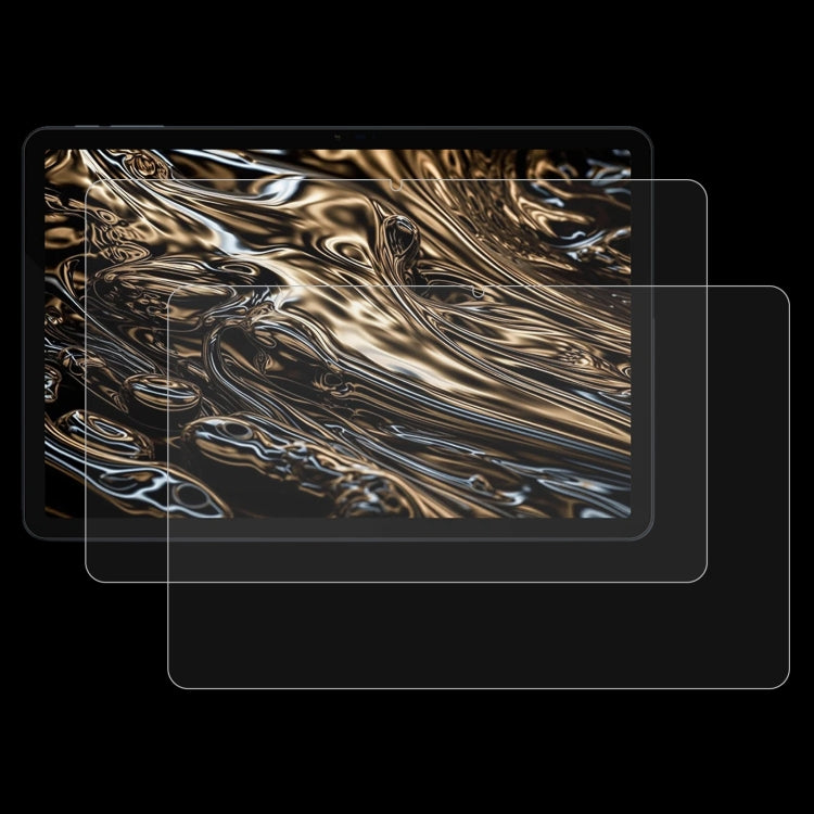 Tablet screen protector tempered glass film set, transparent layered glass over display