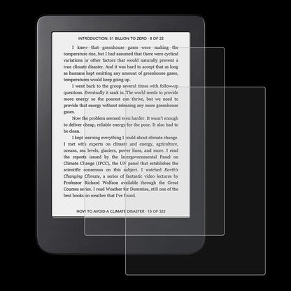 2pcs 9H 0.3mm Explosion-proof Tempered Glass Film, For Kobo Clara 2E, For Kobo Elipsa 2E, For Kobo Libra 2, For Kobo Clara Coloue 6.0 2024, For Kobo Libra Colour 7.0 2024, For Kobo Clara BW 6.0