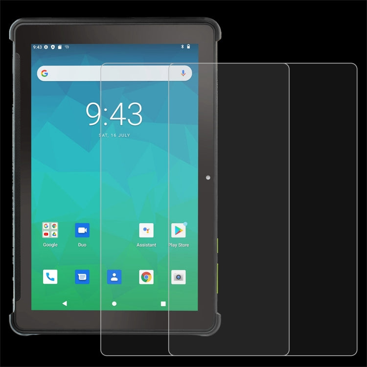 2pcs 9H 0.3mm Explosion-proof Tempered Glass Film, For Orbic TAB8 4G, For Orbic Tab 10R 4G
