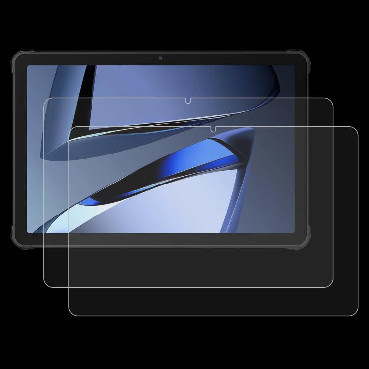 2-pack tempered glass screen protectors with anti-shatter protection for tablet screens