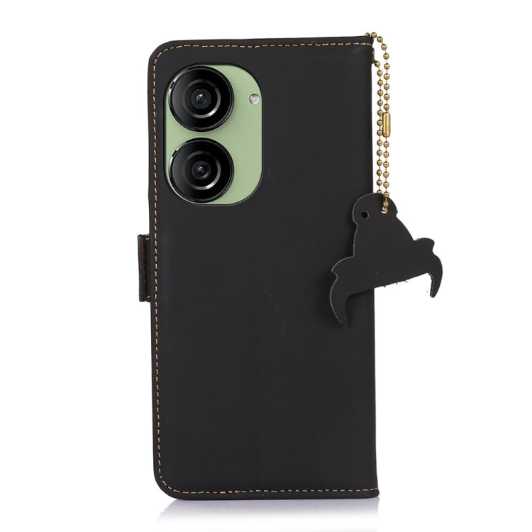 Genuine Leather Magnetic RFID Leather Phone Case, For Asus Zenfone 10 / Zenfone 9