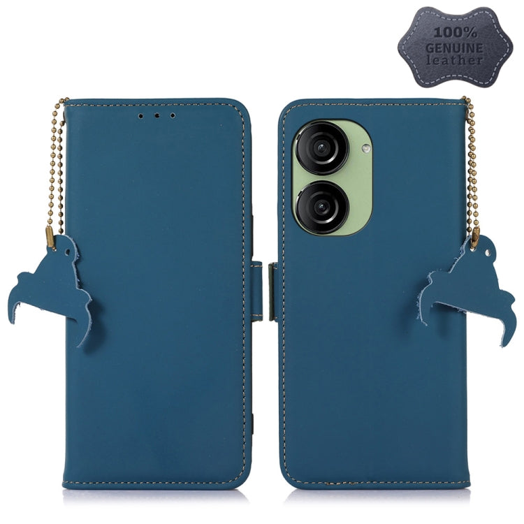 Genuine Leather Magnetic RFID Leather Phone Case, For Asus Zenfone 10 / Zenfone 9