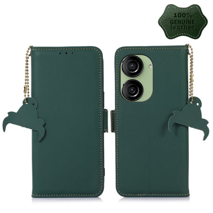 Genuine Leather Magnetic RFID Leather Phone Case, For Asus Zenfone 10 / Zenfone 9