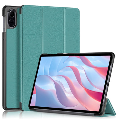 Custer Texture 3-Fold Holder Leather Smart Tablet Case, For Honor Pad X7 2025, For Honor Pad X9 Pro, For Honor Pad X9 / X8 Pro 11.5