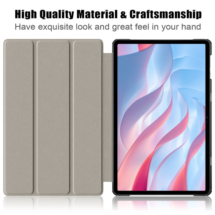 3-fold tablet case in gray fabric with matching stand for tablet