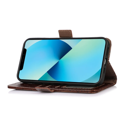 Crocodile Top Layer Cowhide Leather Phone Case, For Asus ZenFone 10 / ZenFone 9