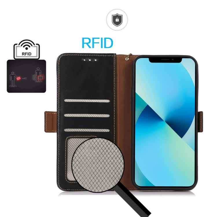 Magnetic Crazy Horse Texture Genuine Leather RFID Phone Case, For Asus ZenFone 10 / 9