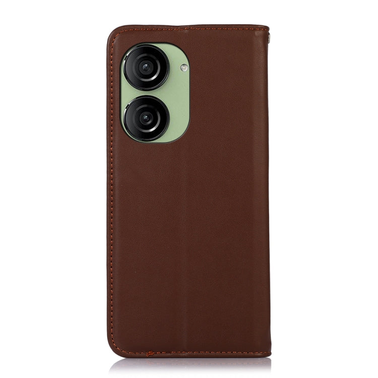 KHAZNEH Nappa Top Layer Cowhide Leather Phone Case, For Asus ZenFone 10 / ZenFone 9