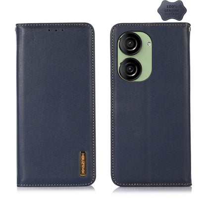 KHAZNEH Nappa Top Layer Cowhide Leather Phone Case, For Asus ZenFone 10 / ZenFone 9